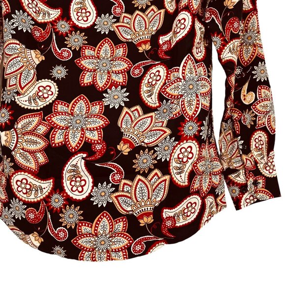 NWT Silver Stone Floral Collection Men's Shirt Small Modern Fit Button Down $149 - Picture 8 of 12